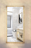 Newest Crystal Framed  LED Light Anti-Fog  Mirror
